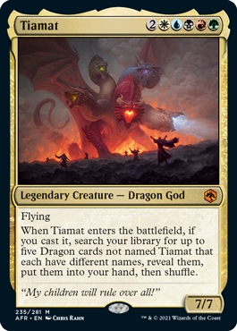 🔥 Tiamat Dungeons & Dragons- Adventures in the Forgotten Realms