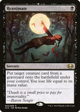 Reanimate Commander Collection- Black