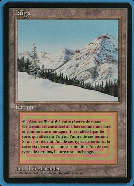 Taiga Foreign Black -Bordered